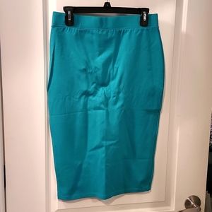 Green Midi Skirt